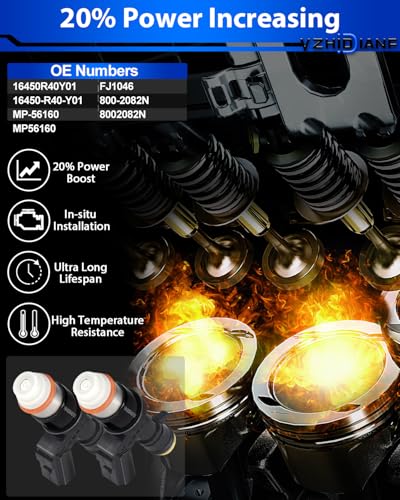 16450R40Y01 Fuel Injectors Fit For:-Honda Civic 2013-2015 2.4L - size: 16450R40Y01(4)