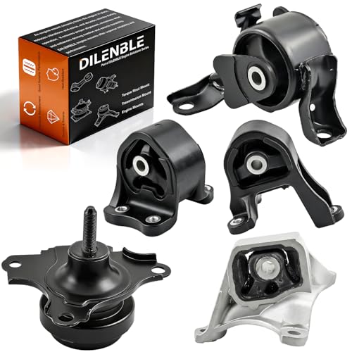 Engine Motor Trans Mount Kit for Honda Element 2003-2010 4WD 2.4L - style: Set of 5 for Honda Element 2003-2010 4WD