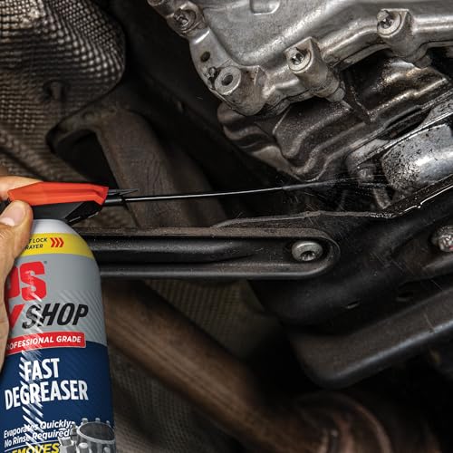 LPS Shop Fast Degreaser, Removes Grease, Oil & Grime, Fast-Acting Solvent for Degreasing Parts and Equipments, Evaporates Quickly, No Rinse Necessary