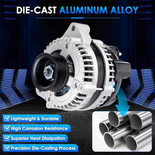 Car Alternator 13918 130A Fit for Honda Pilot Odyssey - size: #13918N, 13918 Alternator