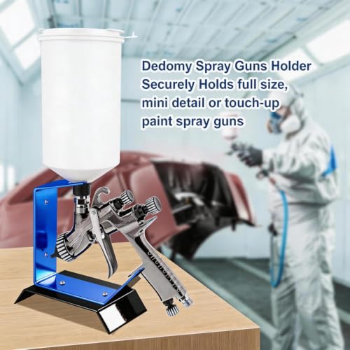 Spray Gun Holder, Gravity Feed HVLP Stand, Benchtop & Wall Mount