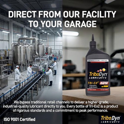 Tri-Ex2 Ceramic Full Synthetic 75W-90 Gear Oil - 1 Quart Bottle - color: 75W-90, size: 1 Quart