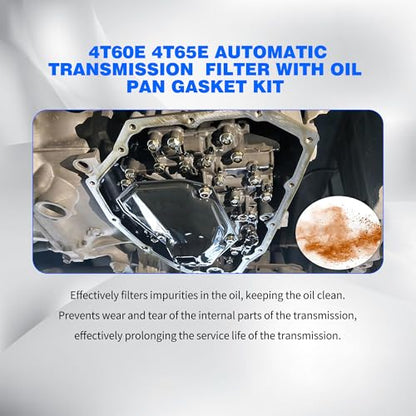 4T60E 4T65E Automatic Transmission Filter Oil Pan Gasket Kit TF-161 - style: 8651651