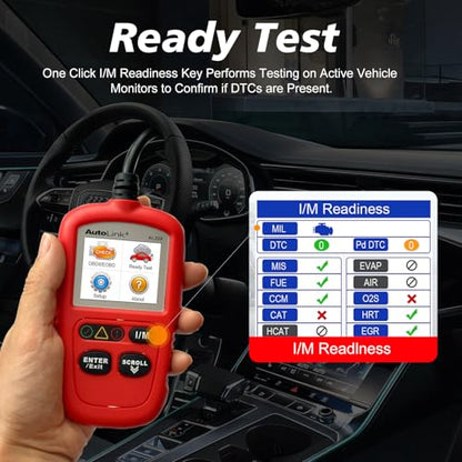 Autel OBD2 Scanner AL329, Vehicle Check Engine Code Reader