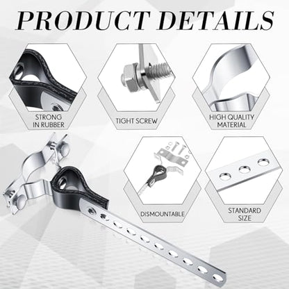 Geetery 1 Pcs Universal Exhaust Hangers Muffler Hanger, Rv Style, Silver - color: Silver, size: Rv Style