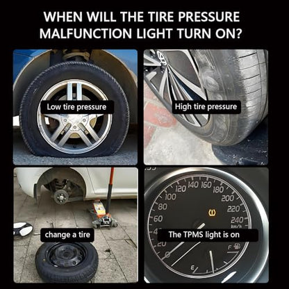 ‌2026 Edition EL-50448 with 9V Battery Clear the Tire Pressure Malfunction Light for GM TPMS Tool TPMS Relearn & Reset Tool, TPMS Activation Tool for Buick for Chevy for Cadillac Series Vehicles‌