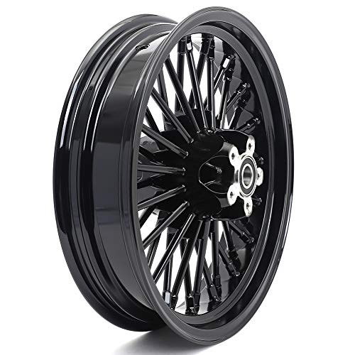 TOFR 21x2.15 16x3.0 Fat Spoke Wheels Black For Harley Dyna FXD FXDB 00-05 - color: 21x2.15 16x3.0 Black, size: Dyna 2000-2005