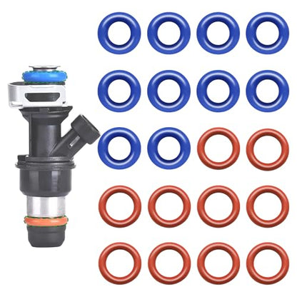 JA&MIU Fuel Injector O-Ring Set, O-Ring Injector Rebuild Kit 2171588 for GM