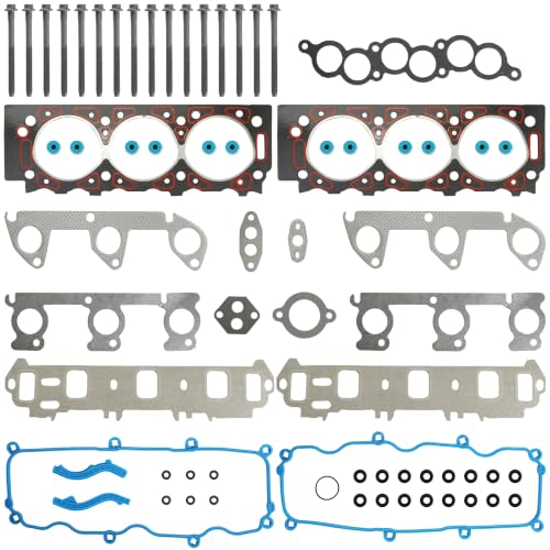 3.0 Head Gasket Set w/Head Bolts Fit for Ford Ranger Mazda 98-01 HS9902PT - size: 3.0 Head Gasket Set