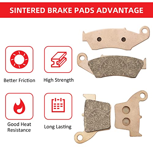 Front Rear Brake Pads Sintered for Honda CRF450R CRF250R CR250 CR125 CRF450X CRF250X CRF450 CRF250 CR250R CR125R