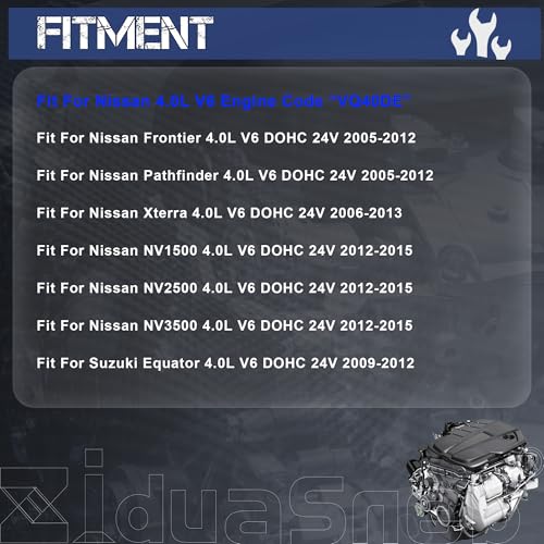VQ40DE Head Gasket Set Timing Chain Kit Oil Pump Fit For Nissan 4.0L 05-15