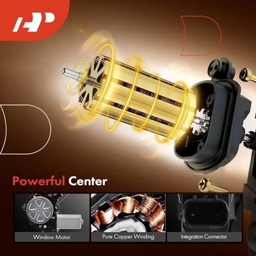 A-Premium Front Passenger Side Power Window Regulator with Motor (2-Pin) - style: Front Passenger Side