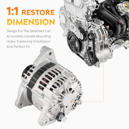 New Alternator 3.3L 3.3 for Nissan Frontier 1999 2000 2001 2002, Xterra 2000-2002 V6, AHI0045, LR180-756B 400-44104, 13789