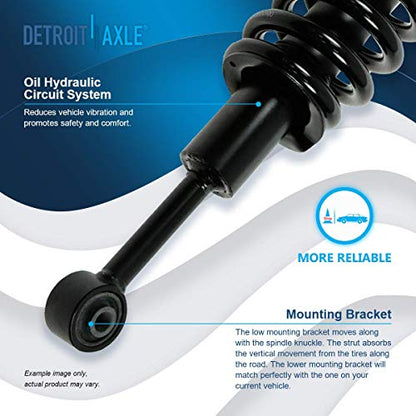 Detroit Axle - 8pc Struts Shocks Kit for 2003-2022 Toyota 4Runner - size: 10102-8/Big Kit