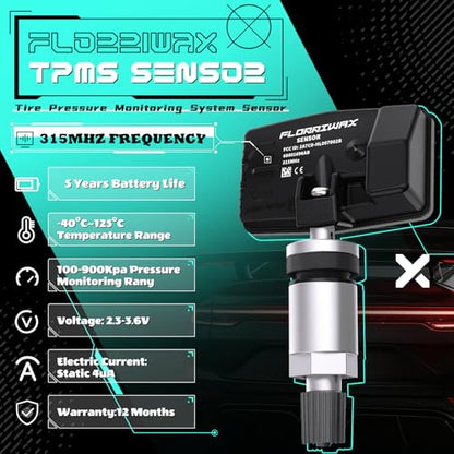 TPMS Sensor 315MHz Tire Pressure Monitoring Sensor For CHRYSLER JEEP DODGE - size: 68001696AB