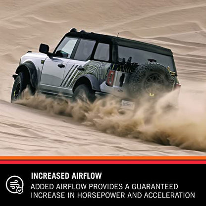 K&N Cold Air Intake System: High-Flow Air Filter, Increase Performance & Towing: Compatible with 2021-2025 Ford: Bronco, Ranger, 77-1006KC - style: 2.7L Charge Pipe