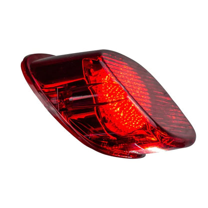 Eagle Lights Strobing LED Brake Light for Harley Davidson Motorcycles with Bottom License Plate Window - color: Red with Bottom License Plate Window