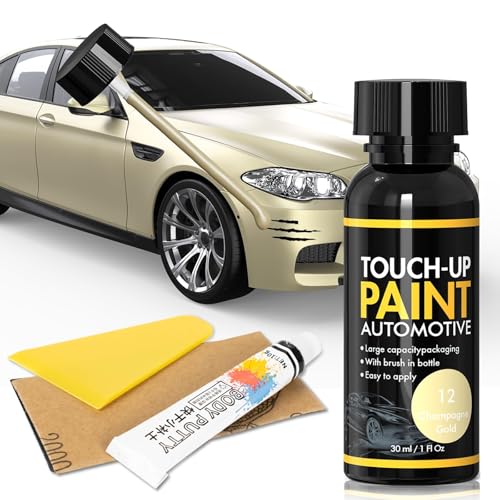 XTryfu Touch Up Paint for Cars Paint Scratch Repair Kit (Champagne Gold) - color: Champagne Gold