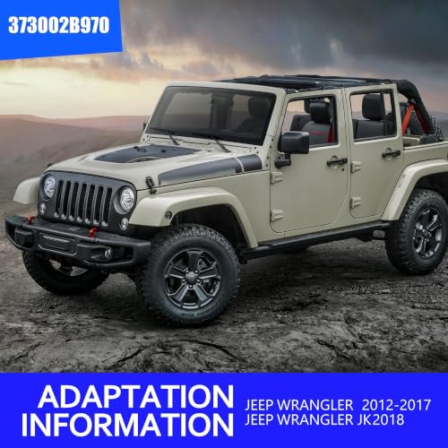 11584N Alternator Compatible with Jeep Wrangler 2012 2013 2014 2015 2016 2017 2018, Wrangler JK 2018, 3.6L, 12V 160A CCW 6-Groove Pulley, Replace# 421000-0810, 68078950AA, 90-29-5783 - size: 11584N