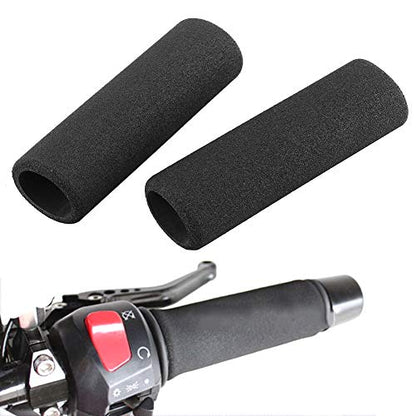 Motorcycle Hand Grips, 30mm/1.18in Motorcycle Comfort Foam Handlebar Sponge Cover Anti Slip Vibration Grip Set Motorcycle Foam Grips for R850/R1100GS/R1150GS/R1200GS