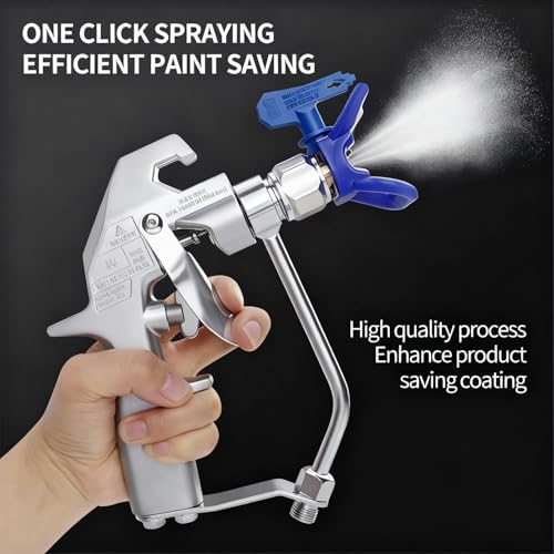 246240 Airless Paint Spray Gun High Pressure 5000PSI with Reversible 517 Nozzle Tip Guard for Airless Paint Gun Sprayer ZT SR Plus