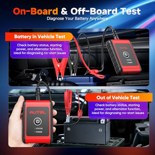 2026 Autel MaxiBAS BT506, 6V 12V 100-2000 CCA Car Battery Tester Analyzer