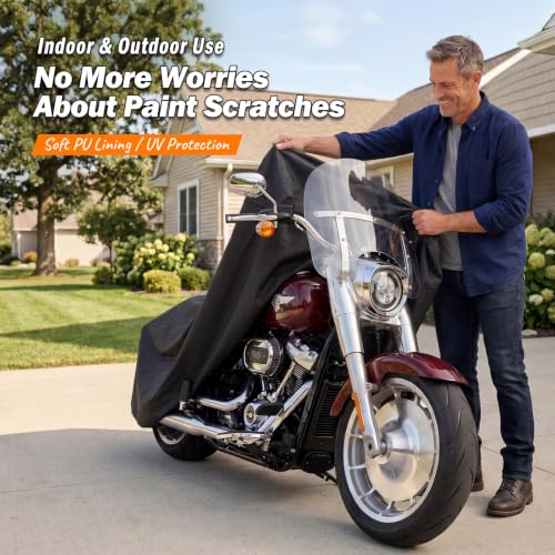 Motorcycle Cover for Harley Davidson Sportster Softail Honda Rebel