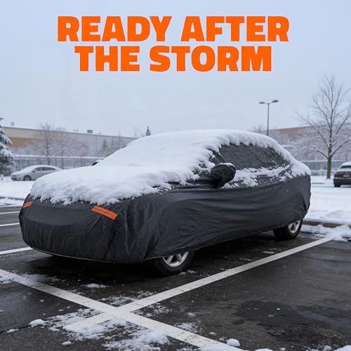 Mockins 190"x75"x47" Midsize Sedan Car Cover Waterproof All Weather Fit - size: Sedan - Medium - 190" x 75" x 47"