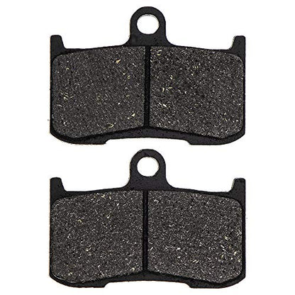 NICHE Brake Pad Set for Victory Cross Country Hammer Roads Kingpin 2204196 2203679 Front Rear Semi-Metallic - size: Semi-Metallic