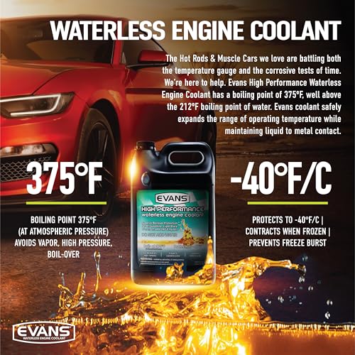 EVANS Cooling Systems EC53001 High Performance Waterless Engine Coolant, 128 fl. oz. - size: Pack of 1