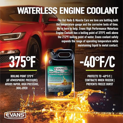 EVANS Cooling Systems EC53001 High Performance Waterless Engine Coolant, 128 fl. oz. - size: Pack of 1