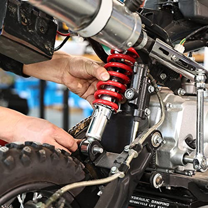 260mm Rear Shock, 10-1/4" Mono Shock Adjustable Replacement for SDG SSR Lifan 110cc 125cc 140cc 200cc 250cc Pit Dirt Bike