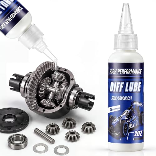 2 OZ RC Differential Oil 500K CST, Silicone RC Diff Fluid, 500, 000 CST - style: 500K 500,000 cSt