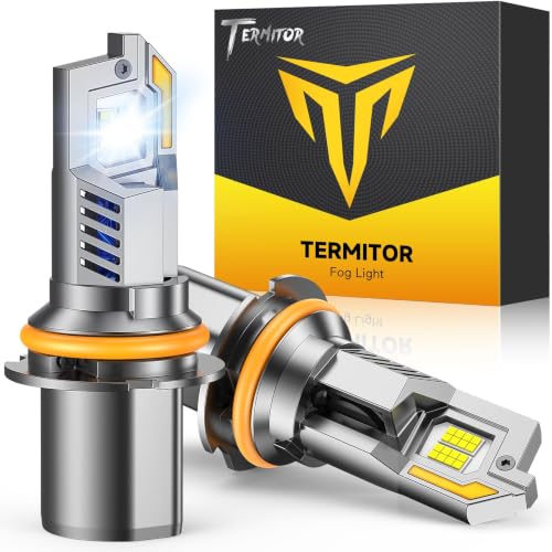 Termitor 𝗣𝗿𝗼-𝗚𝗿𝗮𝗱𝗲 9004/HB1 Light Bulb, 2000% Brighter 𝟭𝟬𝟬,𝟬𝟬𝟬𝗟𝗠, 6500K Daylight, 95,000+ Hours Lifespan, IP68 Sealed Housing, Quick-Set Design, Pack of 2 - size: 9004/HB1