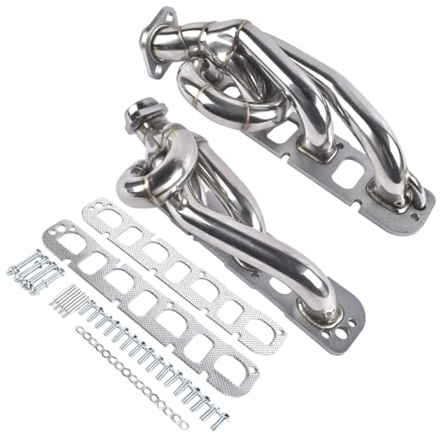 Exhaust Shorty Headers Manifold Replacement for Ram V8 5.7L 345
