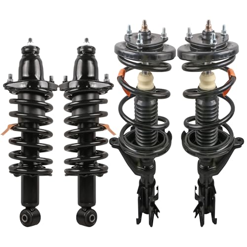 Front and Rear Struts Complete Assembly Compatible with 2001-02 Honda Civic - size: 171433 171434