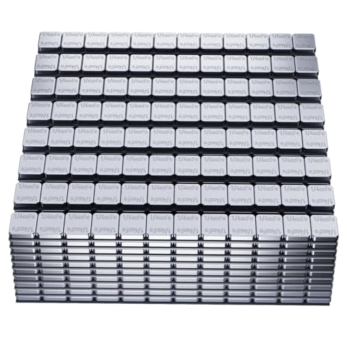 MIKKUPPA 1/4oz Adhesive Stick on Wheel Weights, Chrome 0.25oz, 240oz/Box - color: Chrome, size: 960 PCS