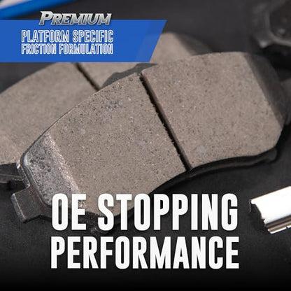 Bendix Premium SBC501 Ceramic Rear Brake Pads for Toyota Previa 1997-1991 - style: SBC501