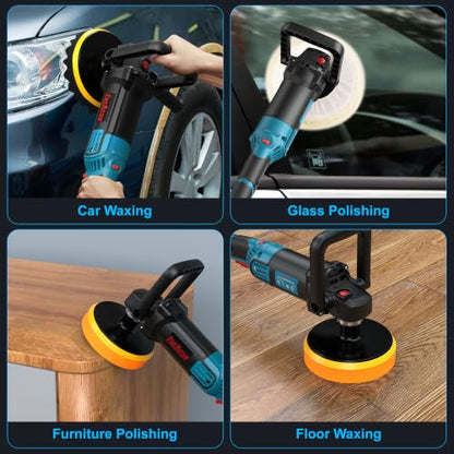 ENEACRO 1700W Rotary Car Buffer Polisher Waxer