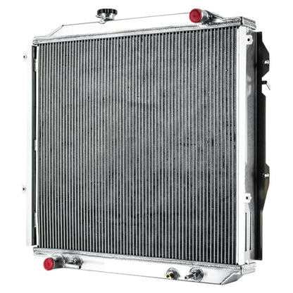4 Row Radiator Shroud Fan For Toyota 4Runner Pickup 2.7L L4 3.4L V6 1996-2002 Aluminum Radiator Fan Replacement 4 Rows Radiators Fans - size: 4 Row Radiator/w Cap+Shroud Fan+Relay Kit