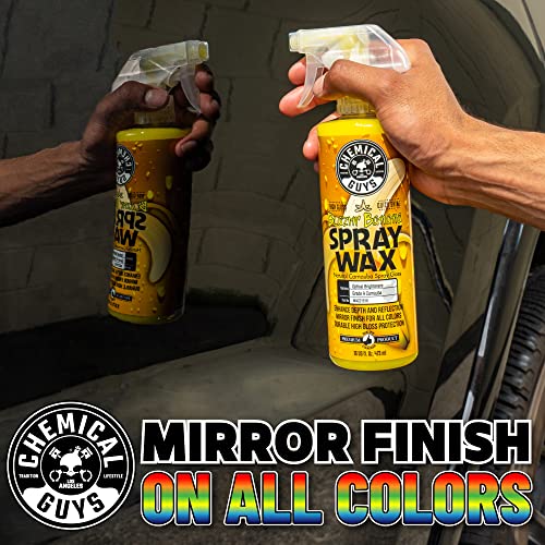 Chemical Guys, Blazin' Banana Carnauba Spray Wax, High Gloss Shine, 16 oz - size: 16 Fl Oz (Pack of 1)