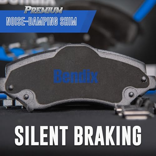 Bendix Premium SBC383K1 Ceramic Rear Brake Pads for Select Models Chrysler,Dodge,Stealth,Stratus,Eagle Summit,Talon,Vista,Mitsubishi 3000GT,Diamante,Eclipse,Expo,LRV,Galant,Sigma,Plymouth - style: SBC383K1