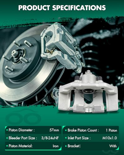SCITOO Rear Right Disc Brake Caliper With Bracket 18B5048 - size: Rear Passenger[18B5048]