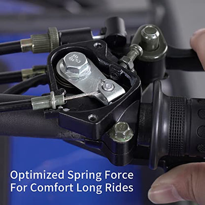 Thumb Throttle with Dual Brake Lever Assy for 50cc 90cc 150cc 250ccATV Quad