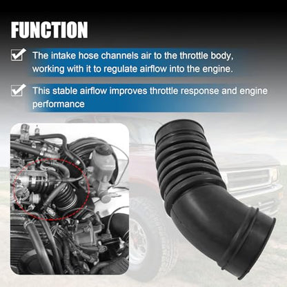 JDMSPEED New Air Intake Hose Throttle Body 2223135030 Replacement For Toyota 4Runner Pickup 2.4L 22RE 1989-1995 22231-35030