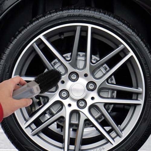IMIKEYA Car Lug Nut Brush Auto Detail for Wheels and Tires Sturdy Sponge Brush for Lug Nut and Rim Detailing Essential Automotive Cleaning Accessory - size: Medium