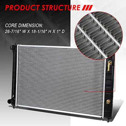 Auto Dynasty 13039 Radiator for 2009-2016 Murano Quest - style: 09-16 Nissan Murano Quest