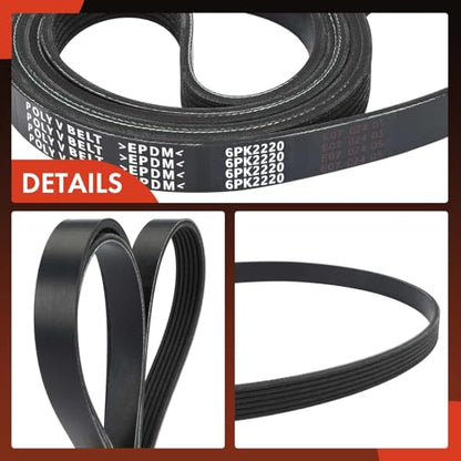 A-Premium Serpentine Belt 6-Rib 87.34 In