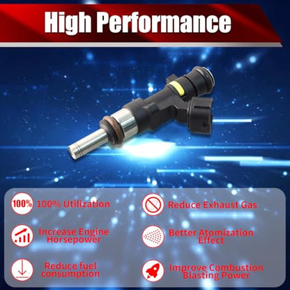 Set of 4 Fuel Injectors 1465A412 FJ1590 Replacement - size: FJ1590