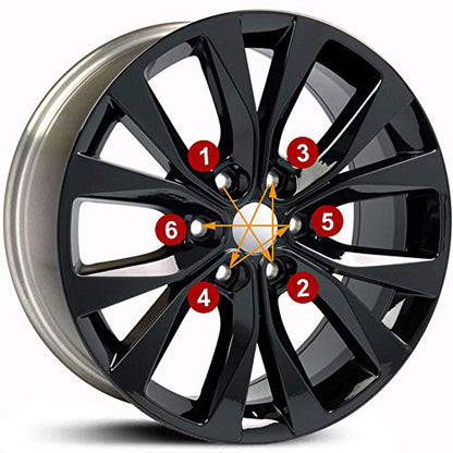 12x1.5 Extended (ET) Lug Nuts, Chrome, 24PCS - color: Chrome, size: 1.1inch